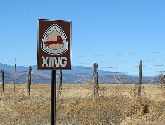 Santa Fe Trail Signpost